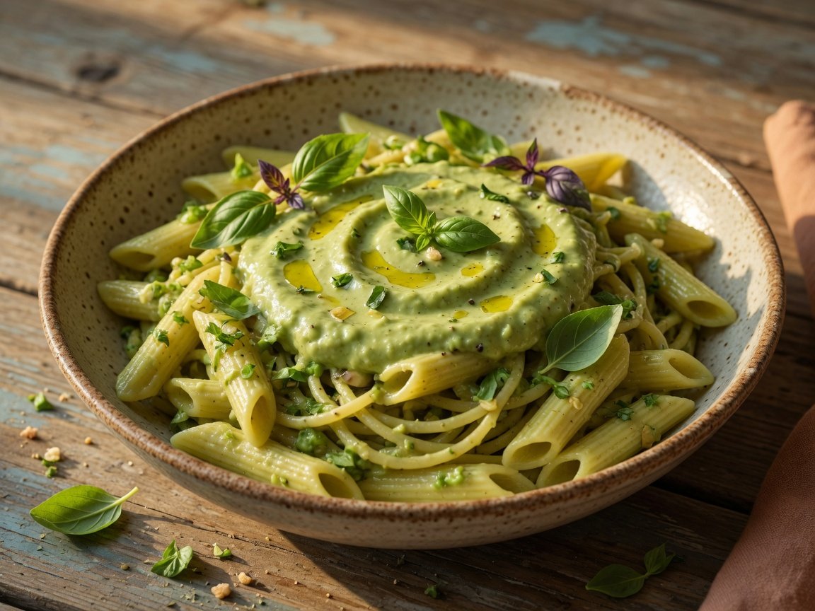 Cremige Avocado-Pasta