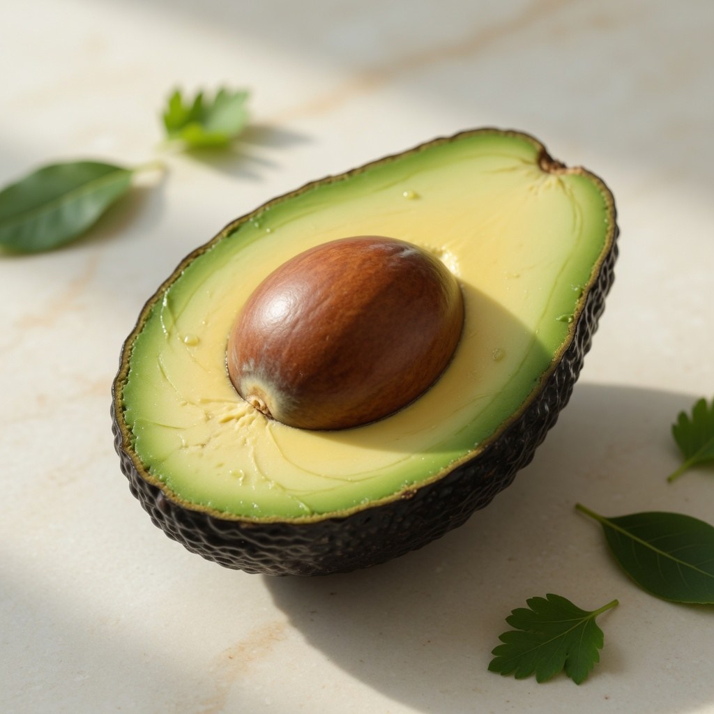 Bio-Avocados Hass, aufgeschnitten